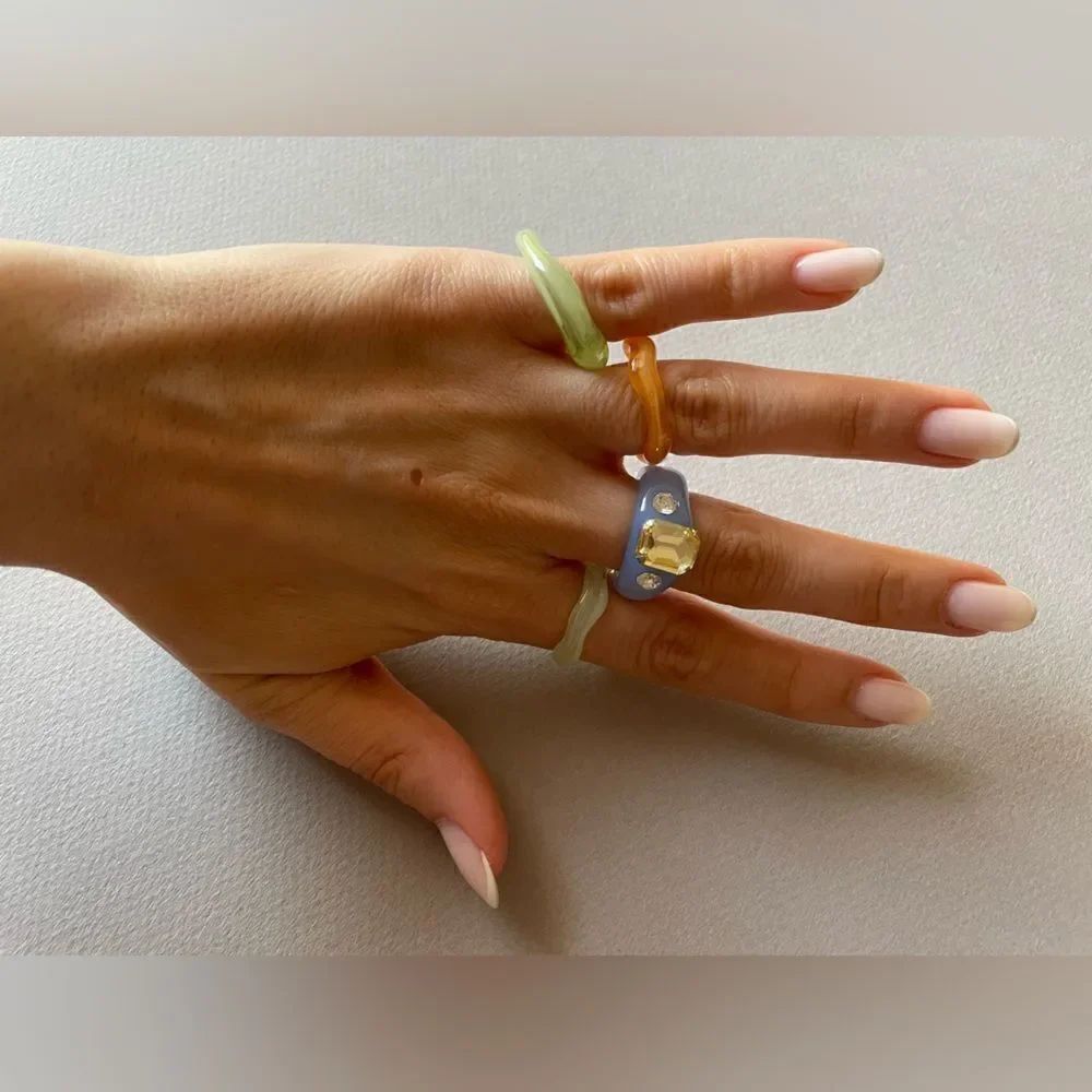 Colorful Kids Ring Set M386 - Picture 2 of 2